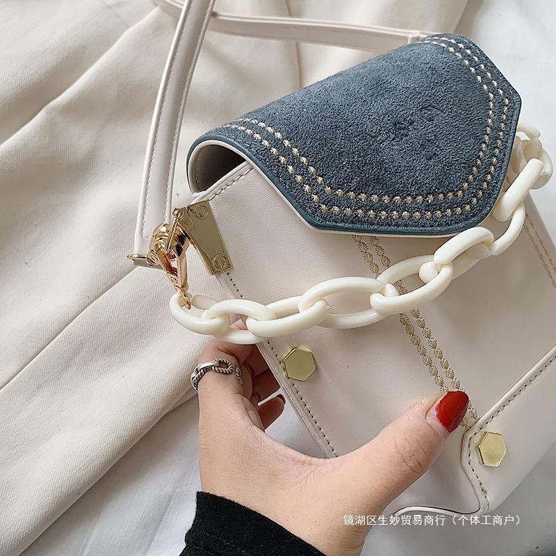 Internet celebrity frosted handbag small women's 2024 spring new trendy and fashionable mobile phone versatile single shoulder crossbody bag H727