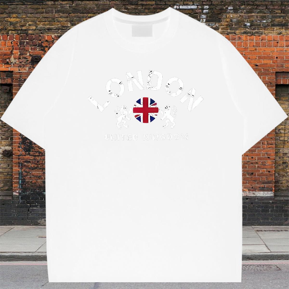 New Designer Man T Shirts letter Tops Shirt 230g 100% Cotton Beach TOP Quality Floral Print Pure Cotton Tshirt for Man Woman