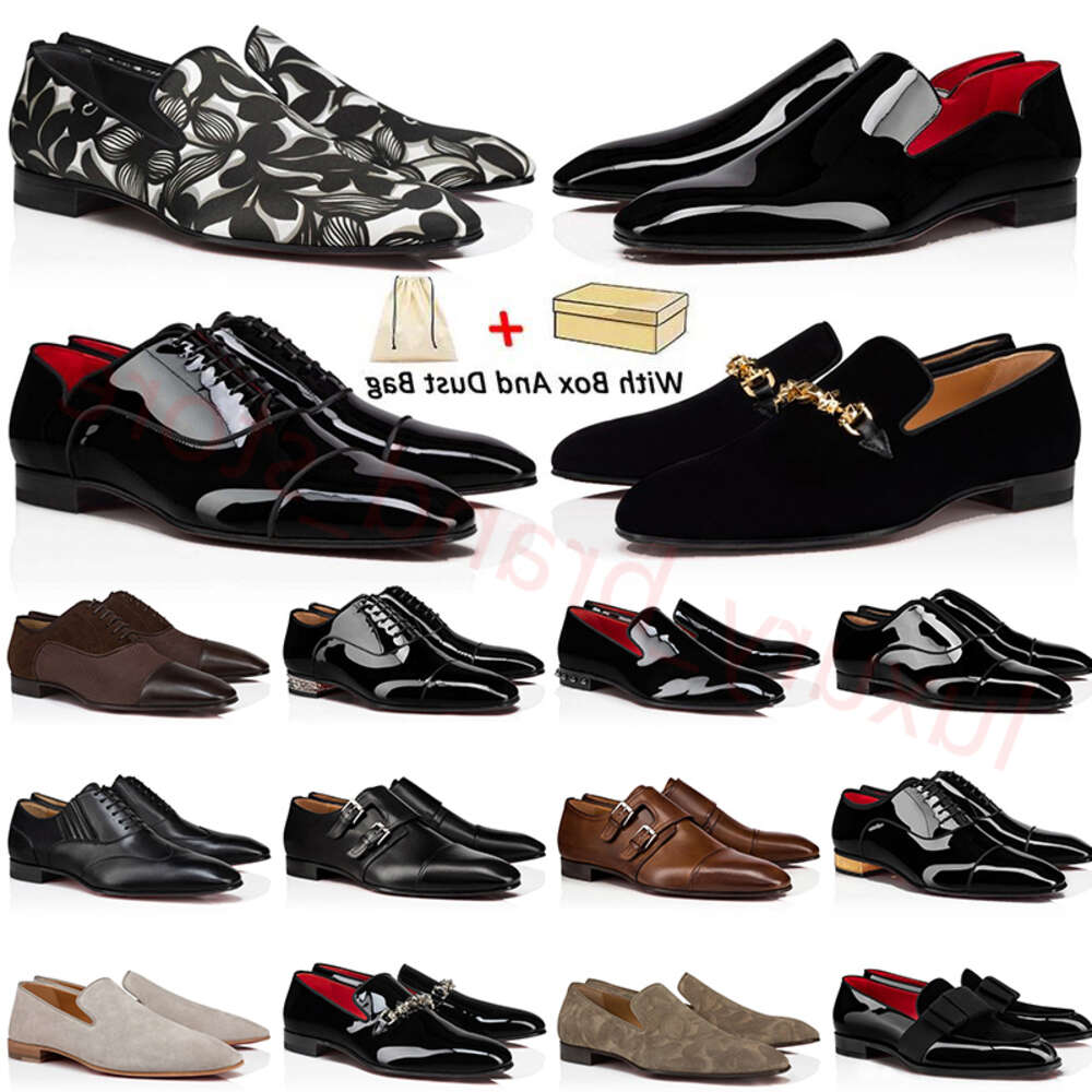 christian louboutin red bottom louboutinshoe loubitons luxury designer men dress shoe loafers sneaker suede patent leather rivets sl H3CR