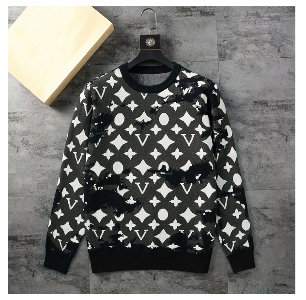 Herren Designer Men's Pullaires Pullover Sweatons Femmes Femme Rundhals Langarm Lang Aras Paare Hohe Quality Sweat Sweat Schwarzer Taille M-3XL