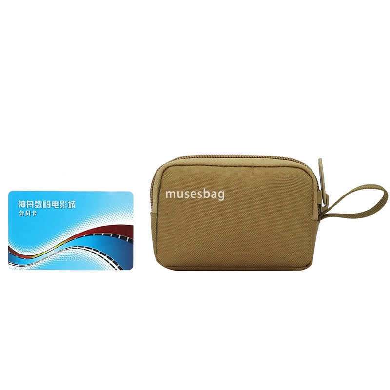 Leisure multi-function card Bus card Headset small hanging bag MOLLE Tactical Outdoor storage Key bag Coin purse