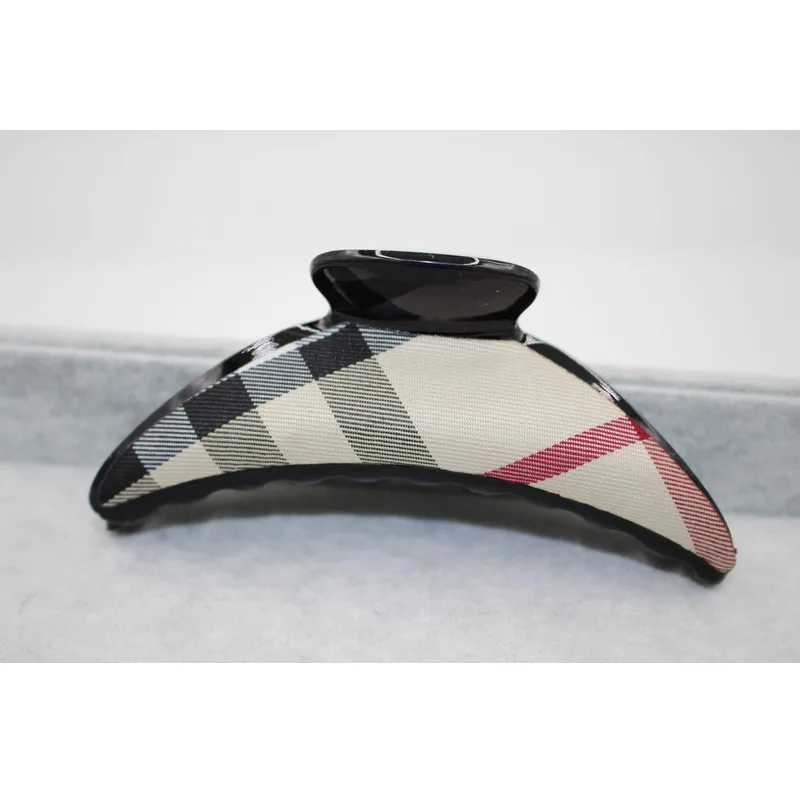 Retro Fashion Grid Plaid Hair Claw Hair Accessories Classic Bow Stripe Houndstooth Hair Claw Clips For Women Headwear HairpinsL240727