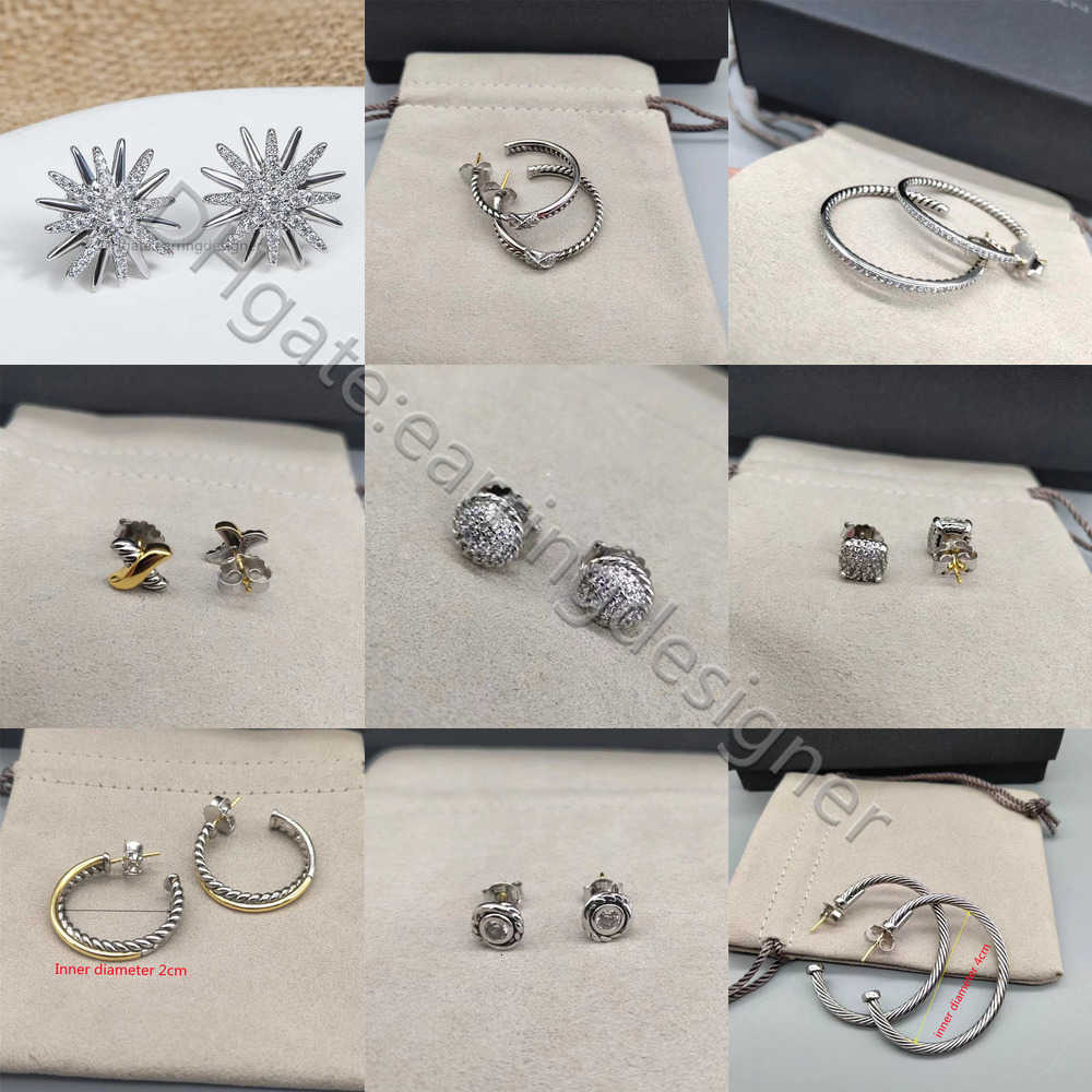 jewelry 2024 designer luxury bijoux earrings fashion woman earring C-shape 925 Sterling shipping Classic sunflower Round Lady free 18K Gold-plated Silver ear stud