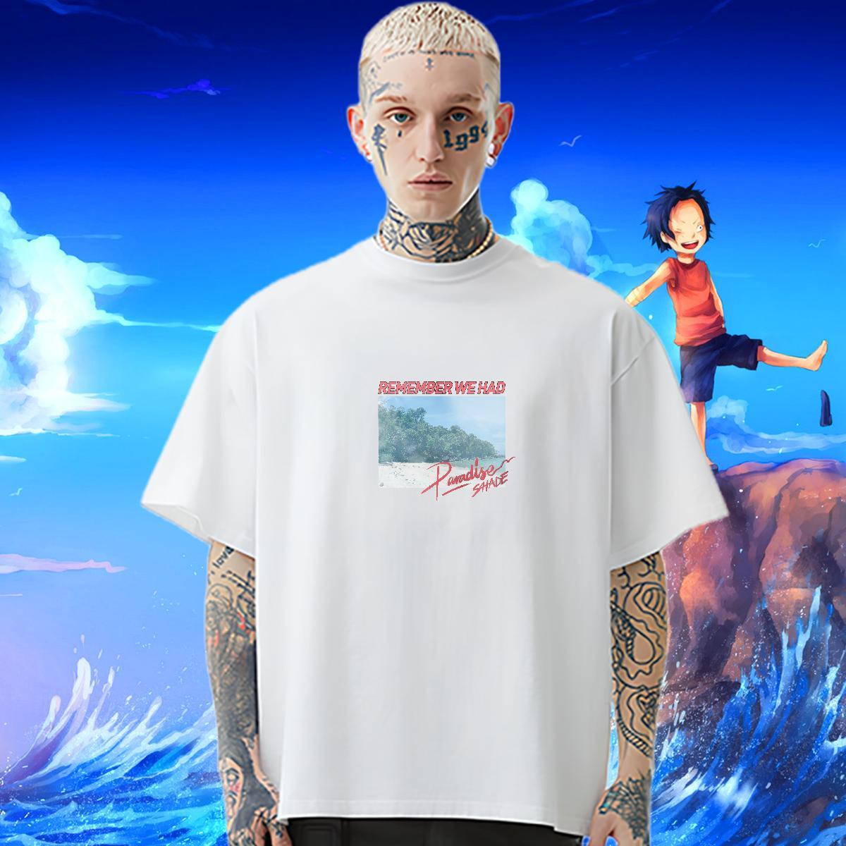 Fashion Design Men T Shirts beach Polos 230g Pure Cotton Street Wear TOP Quality Plus Size Custom Breathable Men Tees