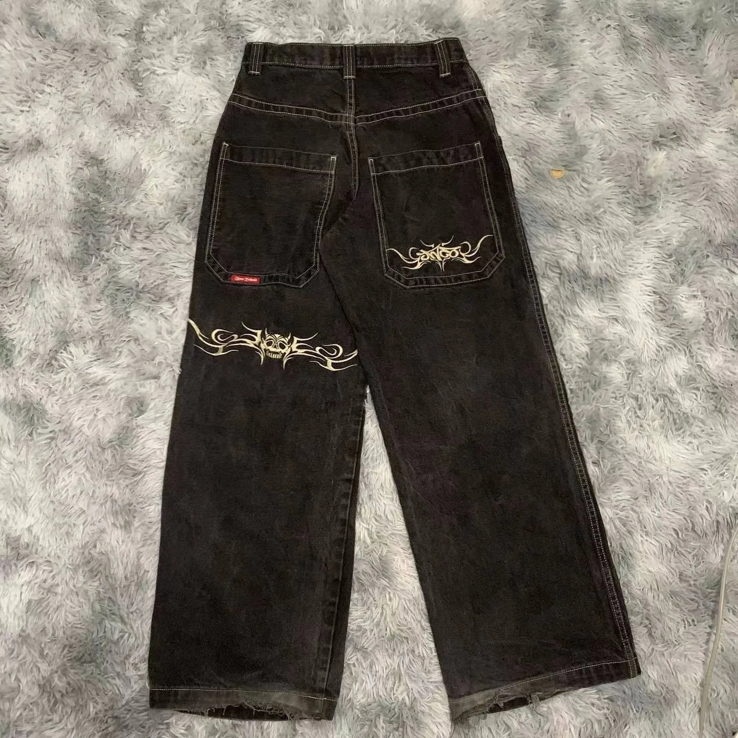 jnco jncos y2k jorts pants baggy jinco for men cargo clothing ropa jean jeans japanese 2000s style 240717 W260307
