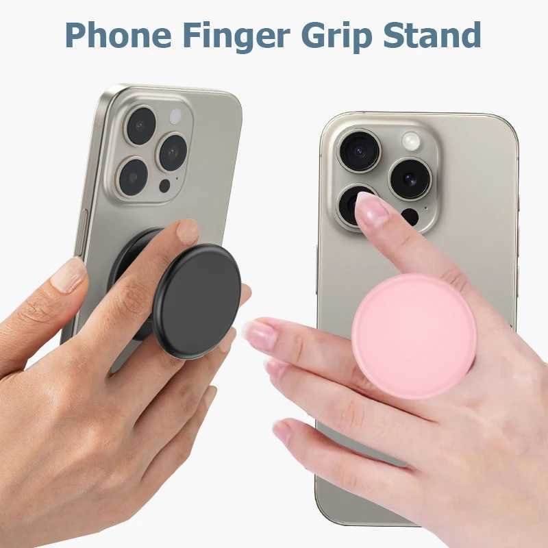 Foldable Elastic Mobile Phone Finger Grip Stand for iPhone Huawei Finger Ring Holder Pocket Socket Grips Pop Holder M250321