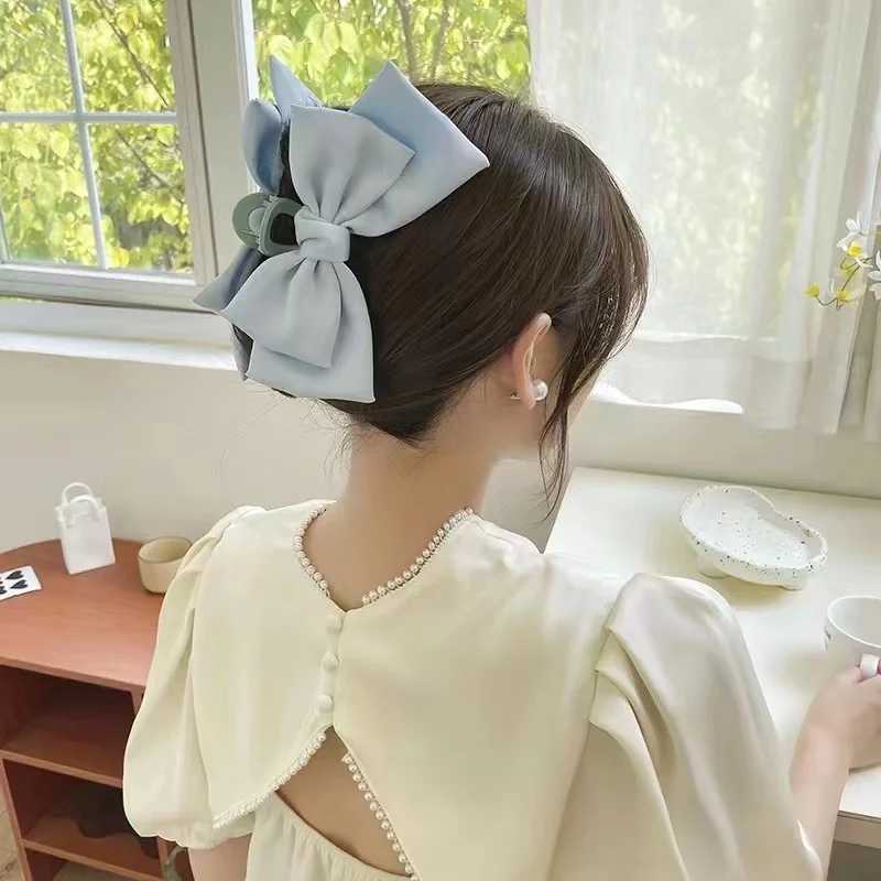 Super Large Bowknot Grip Clip Cute Hair Clip High-End Clip Hair AccessoryL240727