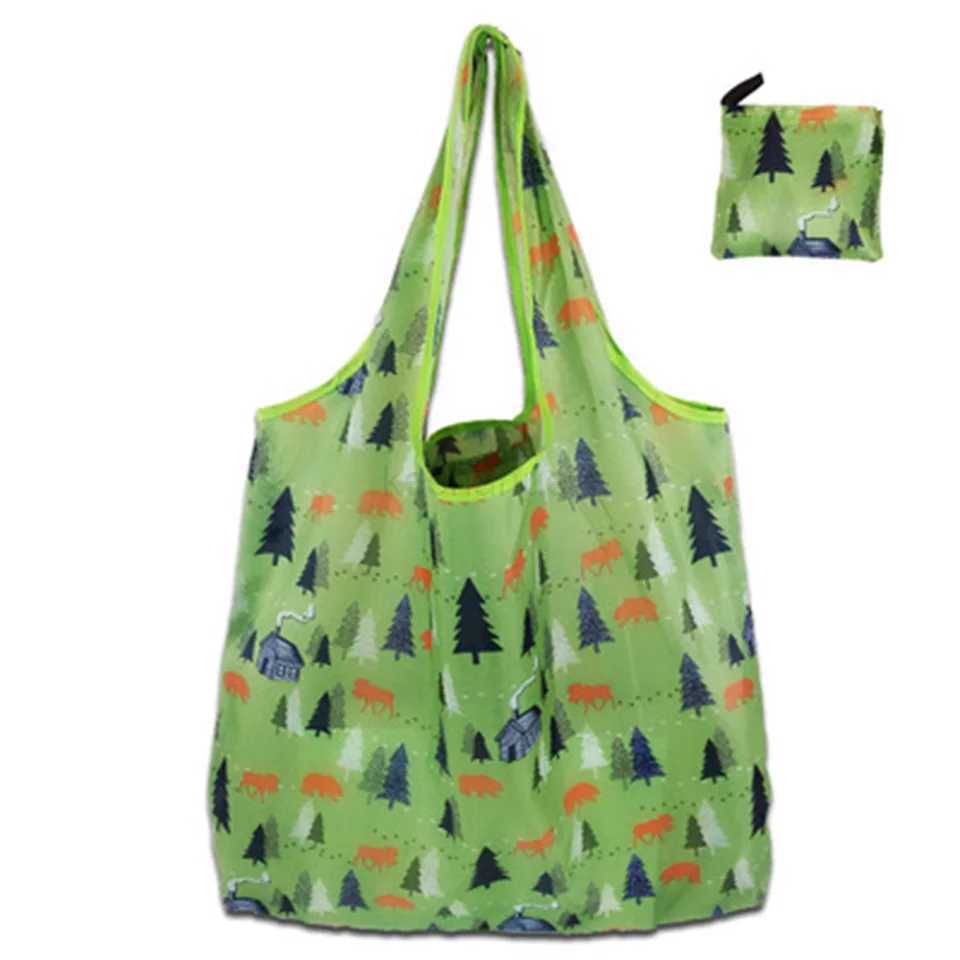 Tote Bags Reusable Portable Shopping New Arrival Bag Women Foldable Cloth Eco Grocery Bag Folding Large Capacity HandbagsXJ2