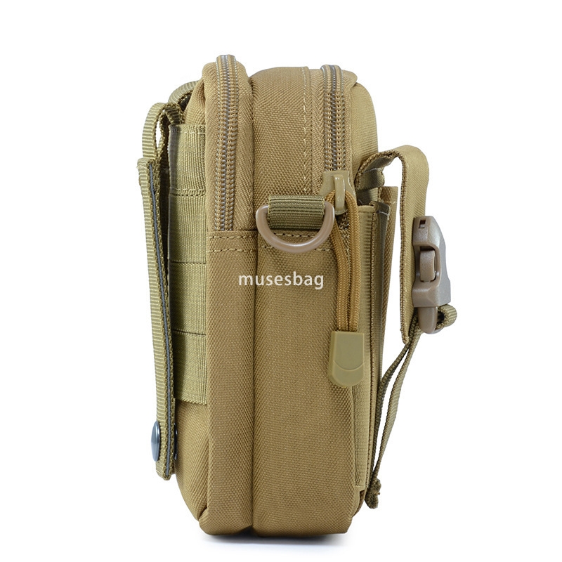 MOLLE Multi-functional Running Mountain Sports Bag Men's camo Outdoor Tactical crossbody bag Mobile phone Fanny pack