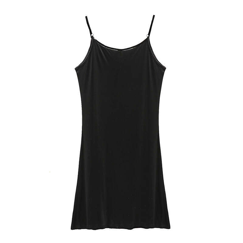 New Camisole Dress Chubby MM and Oversized Modal Bottom Skirt Medium Length Skirt Fishtail Dress Temperament Sexy Pregnant Womens Dress High Waist Dre