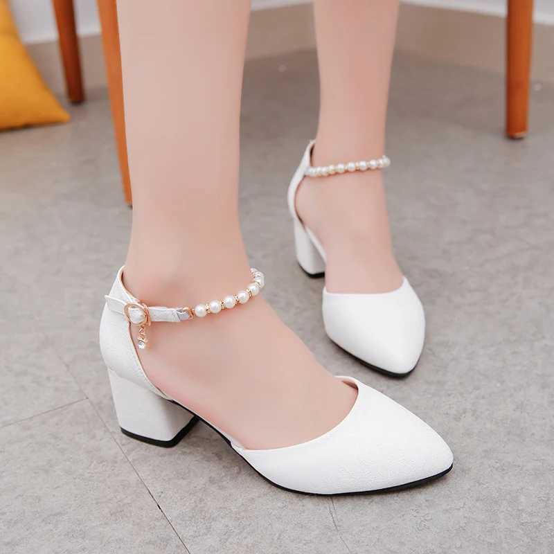 High Quality Summer and spring womens shoes are light eight headed thick sandals 6 centimeters high sandals T241024