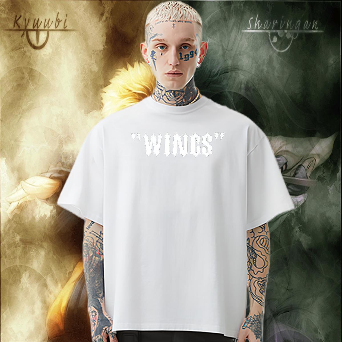 New T-Shirts letter Wear 100% Cotton 230g Street Casual Free Shipping Custom Print Oversized Breathable Men Tops Tees