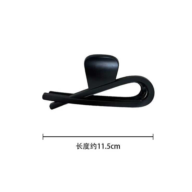 Simple Large Crab Hair Claw Clips Women Girls Matte Tortoiseshell Bow Ponytail Hair Clamps Barrettes Hairpins Hair AccessoriesL240727