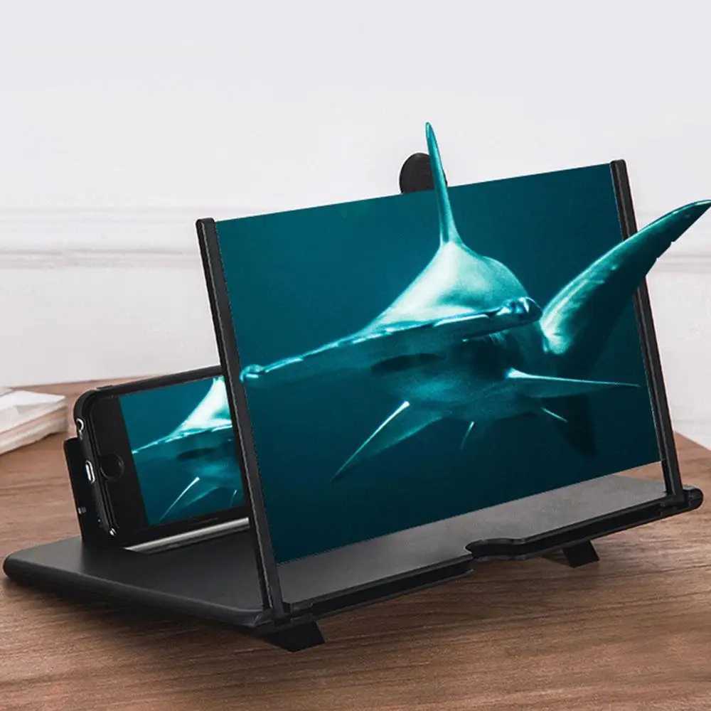 Mobile Phone Screen Magnifier 3D Video HD Large-Screen Speaker Amplifier Stand Bracket Video Clearer Phone AccessoriesM240725