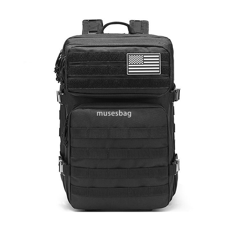 Cross-border outdoor sports backpack 45L large capacity multi-functional waterproof wear-resistant MOLLE tactical bag 3P attack backpack