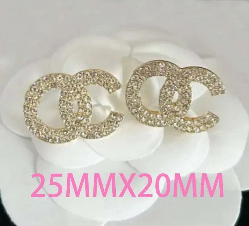 Top Quality Stud Fashion Stud Earrings Woman Designer Earring Multi Colors C Letter Jewelry Women Diamond Wedding Gifts Jew