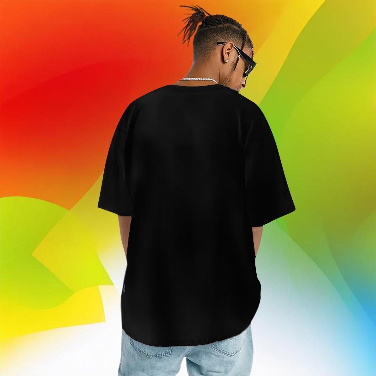 TOP Quality Men Clothes T-Shirt robot 230g Cotton Street O Neck Short Sleeves T Shirt For Man Asian Size 2024 Summer Tops