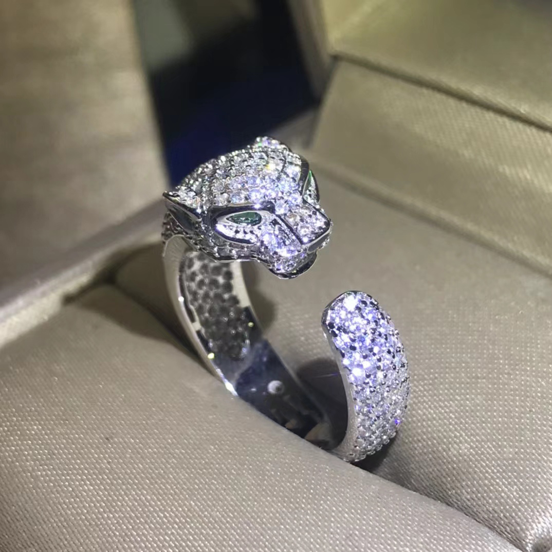 rings designer ring stainless steel do not fade designer jewelry Panther head Fashion Classic ring rings designer for women luxury custom made rings