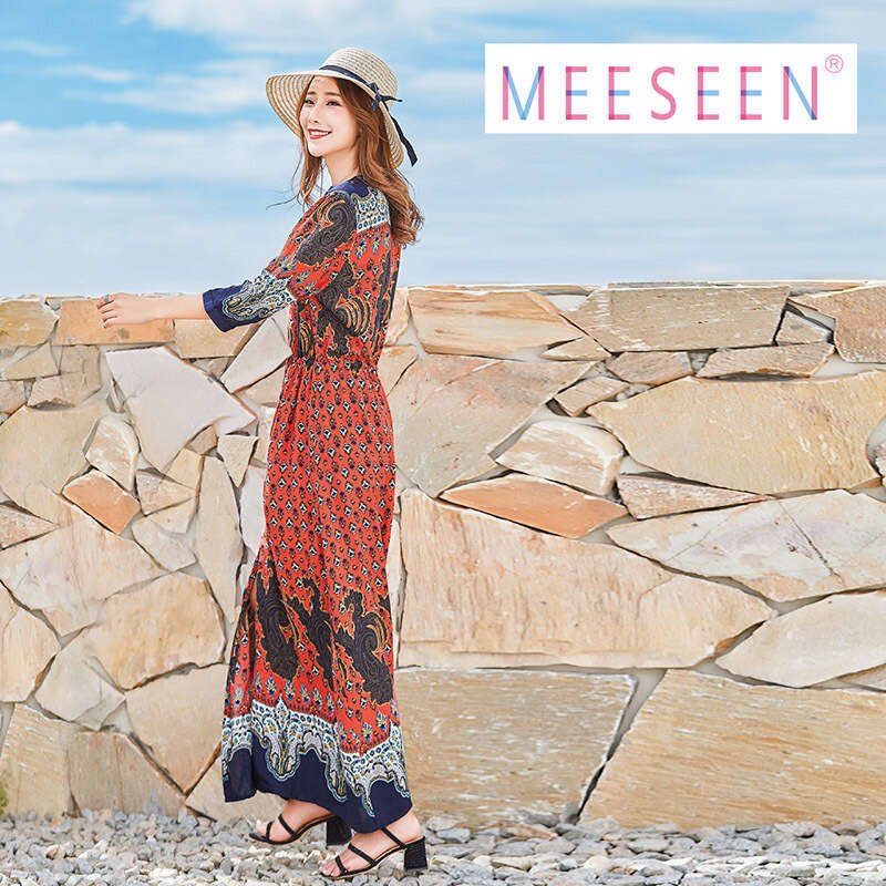 Plus Size Dress Shawl Cardigan Thailand Tourism Vacation Beach Skirt Long Skirt Long Summer Dress Self-cultivation Short Lace Dress Oversize Dress