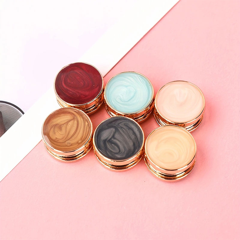 Headscarf, strong magnet, oil dripping, magnetic buckle, silk scarf buckle, collar clip, magnetic suction buckle, brooch 1 piece/6 pairs