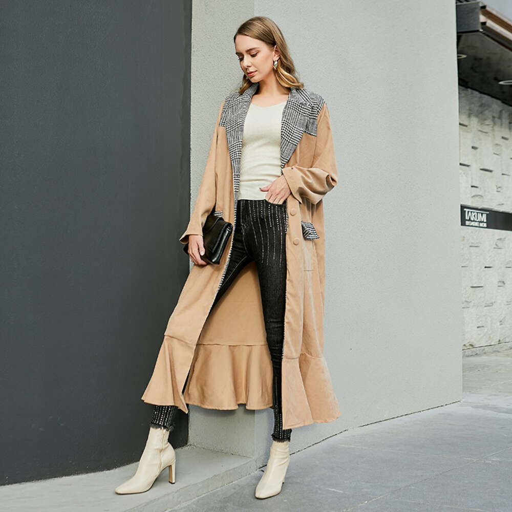 New Product Retro Sleeveless Winter Style Winter Payment Long Solid New Pattern Ventilation Business Affairs Autumn Dress Women Loose Self-cultivation