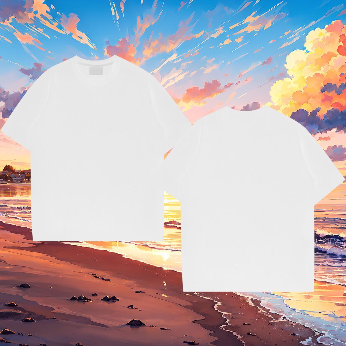 Brand baseball 230g Pure Cotton Tshirts Daily Wear Breathable Short Sleeve Men T Shirts New Arrival DIY Anime Tops Shirt