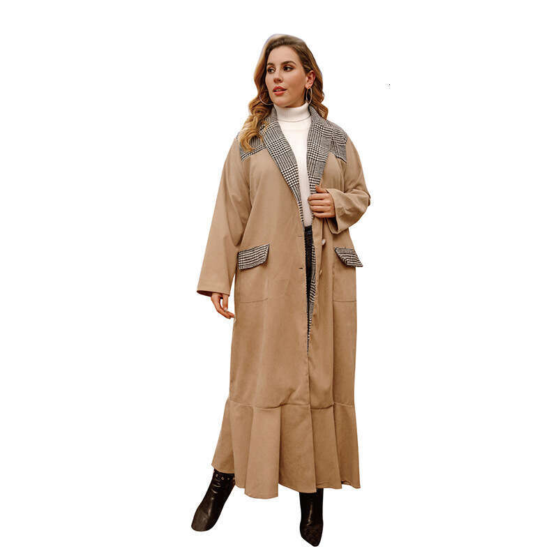 Defined Jacket Raincoat New Product Winter Style Long Gentle Wind Leisure Time Ventilation New Pattern Autumn Dress Women Self-cultivation Short Tempe