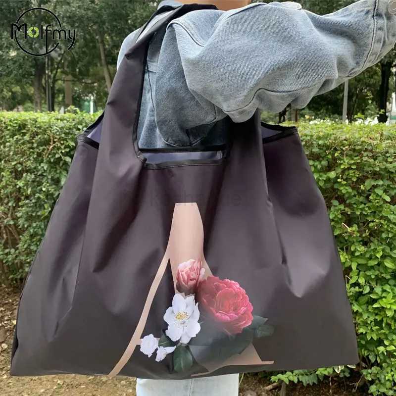 Bags Bags Tote With Capacity Letters Women Large Canvas Shopping Student Toiletries Organizers Casual Shopper Letter Cabbage BunXJ240727