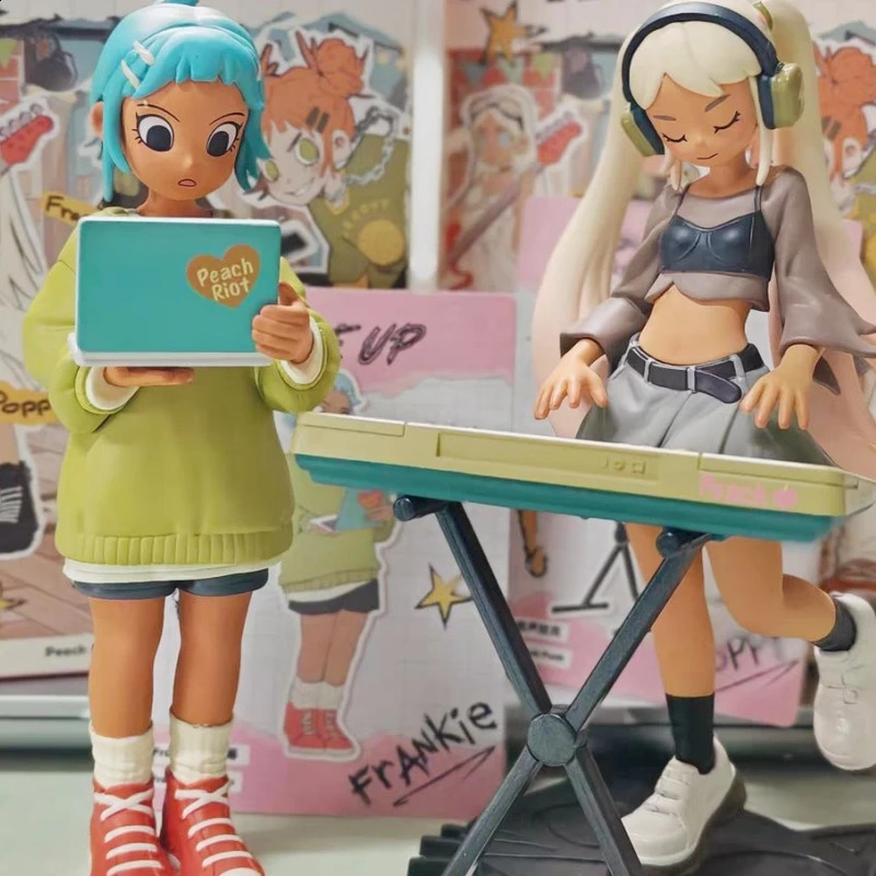 Peach Riot Blind Box Resie Up Series Poppy Gigi Frankie Anime Figure Decoration Collectible Kawaii Model Figurine Toy 240723 - view 3