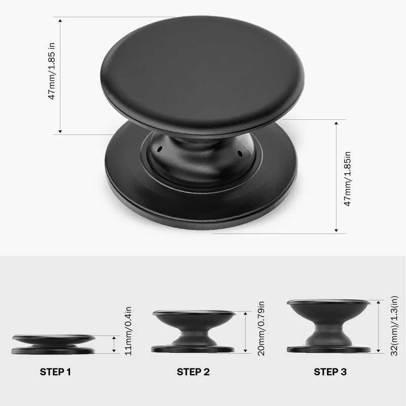 Foldable Elastic Mobile Phone Finger Grip Stand for iPhone Huawei Finger Ring Holder Pocket Socket Grips Pop Holder M250321
