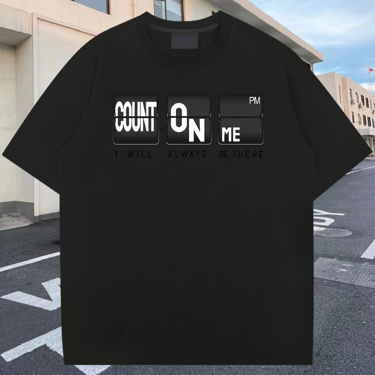 Stylist T Shirts Men letter Tops 230g Cotton Casual Classic Custom Printed O-Neck Short Sleeve Men Clothes T-Shirt