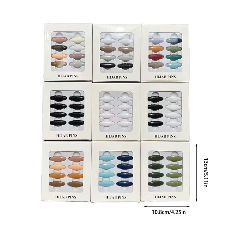 Multiple boxed pin brooches, scarves, shawls, magnetic buckles, brooch pins, decorative accessories 1 piece/8 pieces