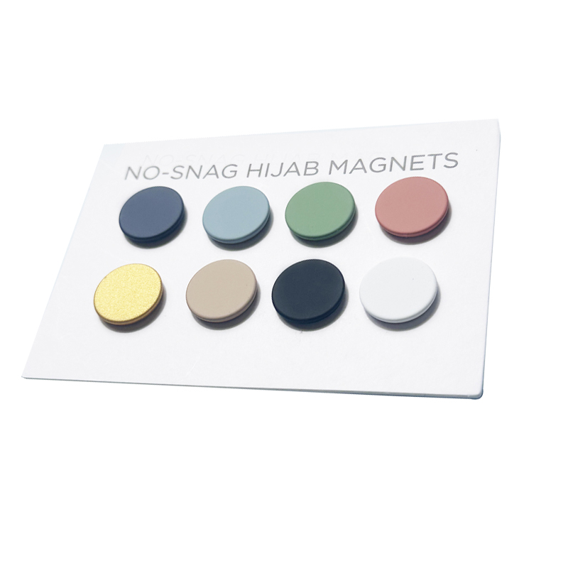 Silk scarf buckle collar clip magnetic buckle brooch shawl fixed anti light magnetic buckle 1 piece/8 pairs