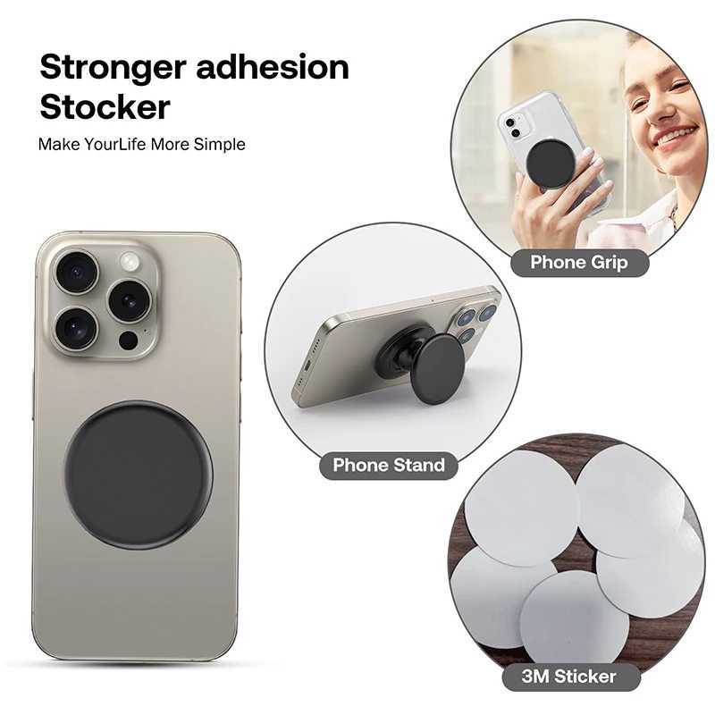 Foldable Elastic Mobile Phone Finger Grip Stand for iPhone Huawei Finger Ring Holder Pocket Socket Grips Pop Holder M250321