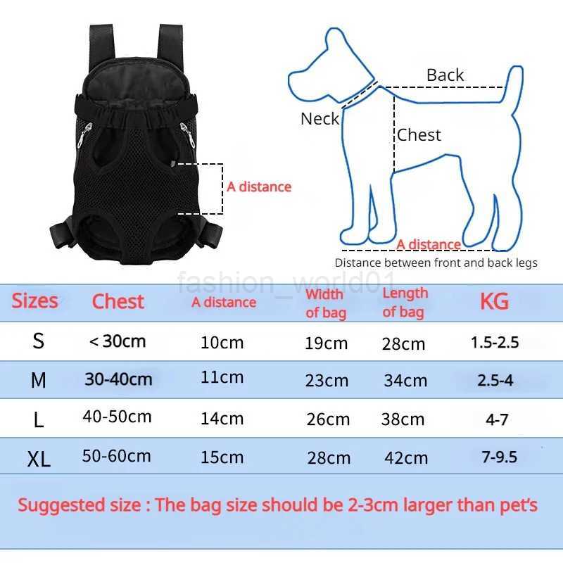 2025 new Breathable portable travel pet dog backpack with mesh front pocket for small dogs and cats outdoors