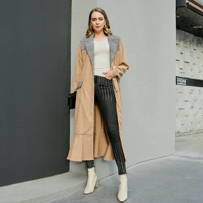 New Product Retro Sleeveless Winter Style Winter Payment Long Solid New Pattern Ventilation Business Affairs Autumn Dress Women Loose Self-cultivation
