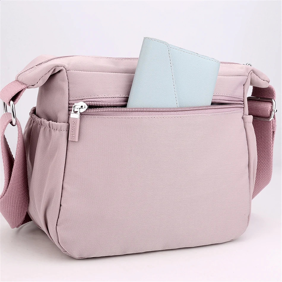 Summer Style Many Pocket Shoulder Crossbody Bags for Women Ladies Hand Cross Body Bag Woman Purses and Handbags Sac A Main 240727