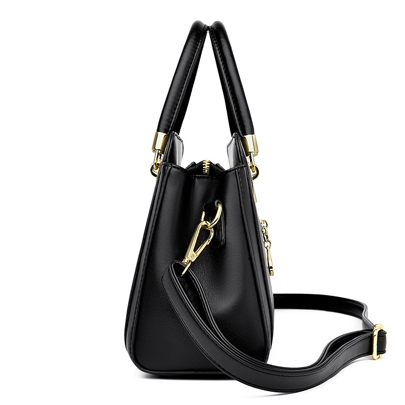 single 24 new shoulder diagonal cross hand-held embroidered bag, large capacity fashionable women's bag