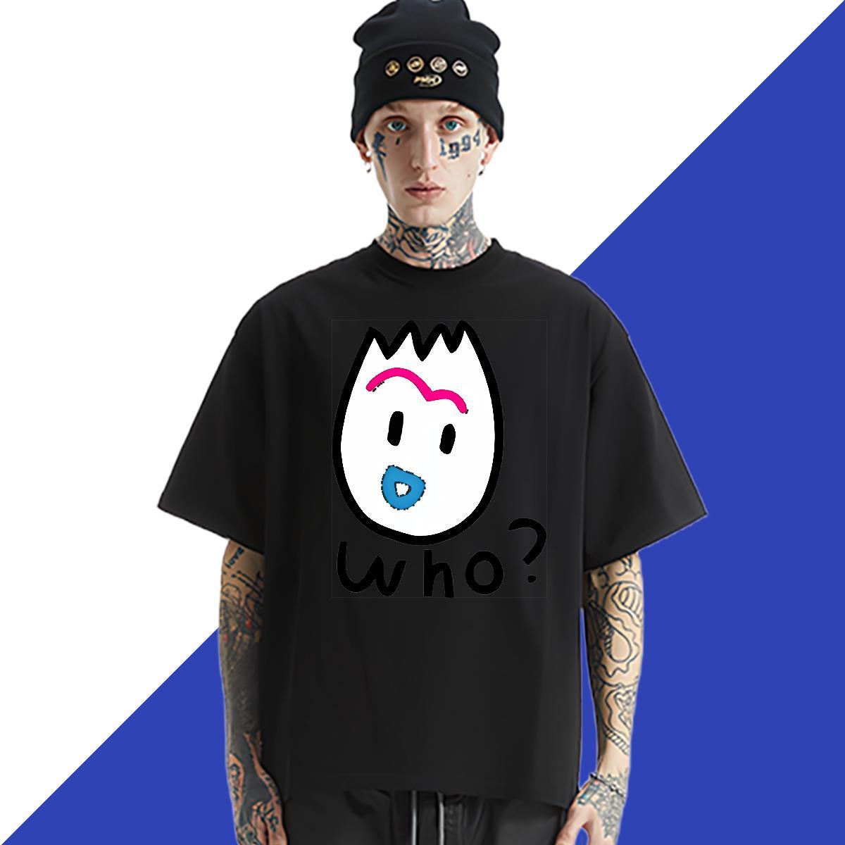 New Designer Man T Shirts letter Top Tees 230g Pure Cotton High Street Hip Hop High Quality Custom Printed Short Sleeve Soft Men Tops Tees