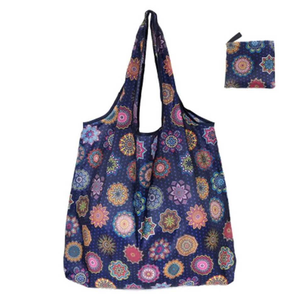 Tote Bags Reusable Portable Shopping New Arrival Bag Women Foldable Cloth Eco Grocery Bag Folding Large Capacity HandbagsXJ2