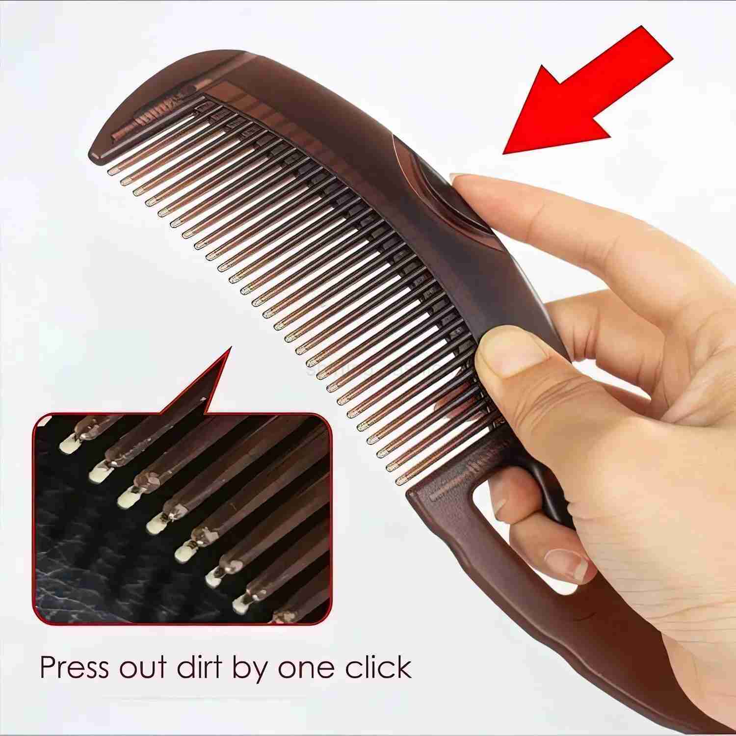 Dandruff Relief Comb Hollow Tooth Hairbrush Scalp Point Massage Dandruff Removal Reduce Ltching Scalp Care Comb for Women MenCL240727