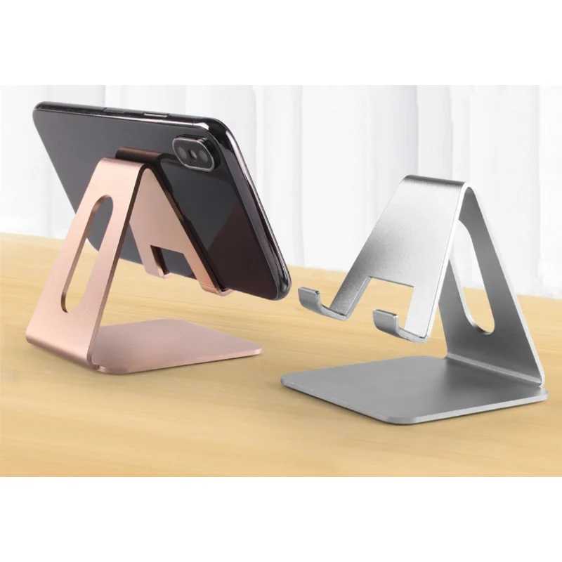 Metal Mobile Phone Holder Stand Universal Desktop Aluminum Alloy Tablet Holder for IPhone IPad Table Cell Phone StandM240725