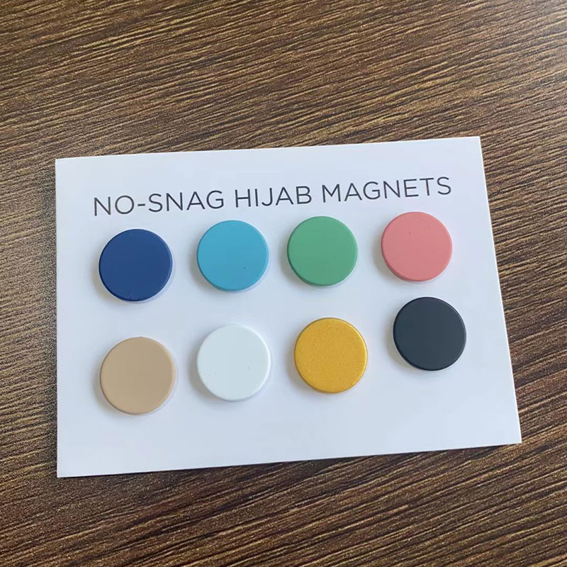 Silk scarf buckle collar clip magnetic buckle brooch shawl fixed anti light magnetic buckle 1 piece/8 pairs