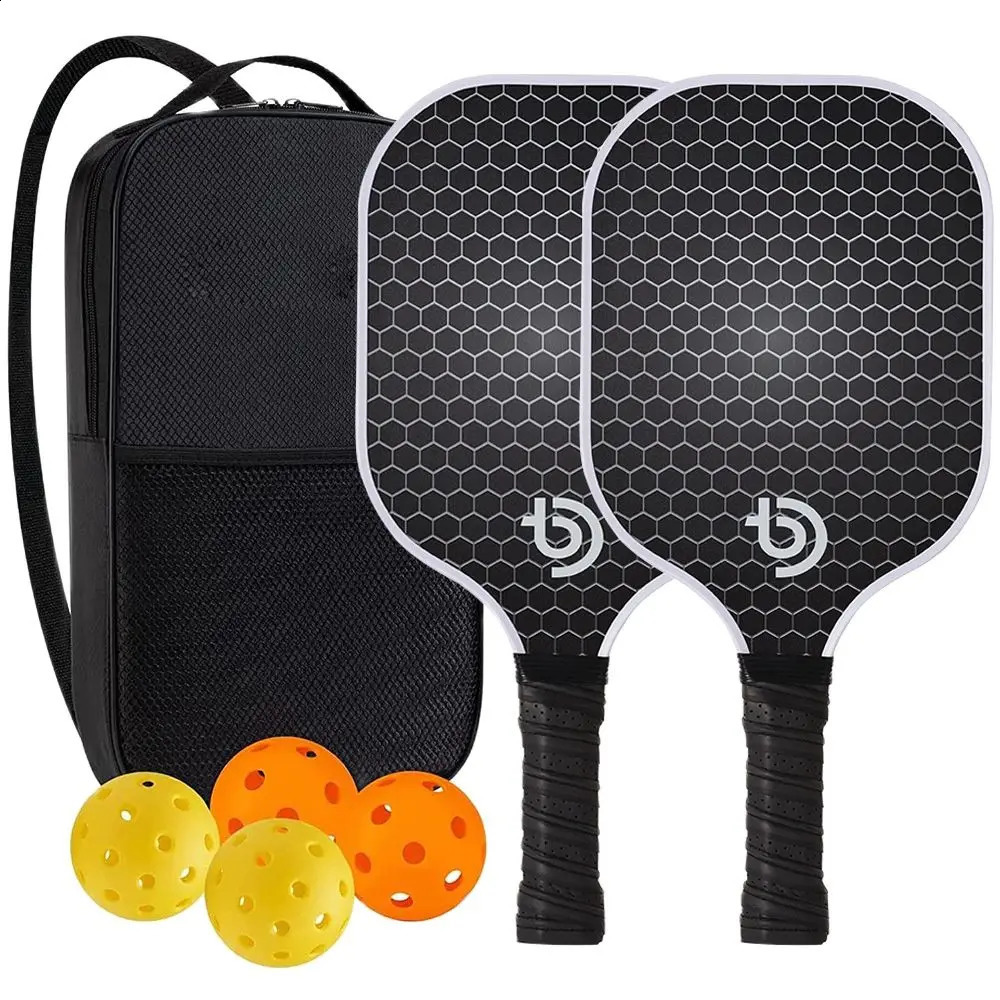 Pickleball Paddles USAPA Approved Graphite Set Rackets Beach Tennis Sports Outdoor Racquet Cricket Ball 240716