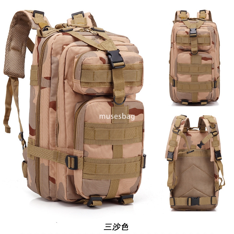 Men's 3P Army camouflage leisure travel backpack Hiking cross-country camping sports outdoor mountaineering bag tactical backpack