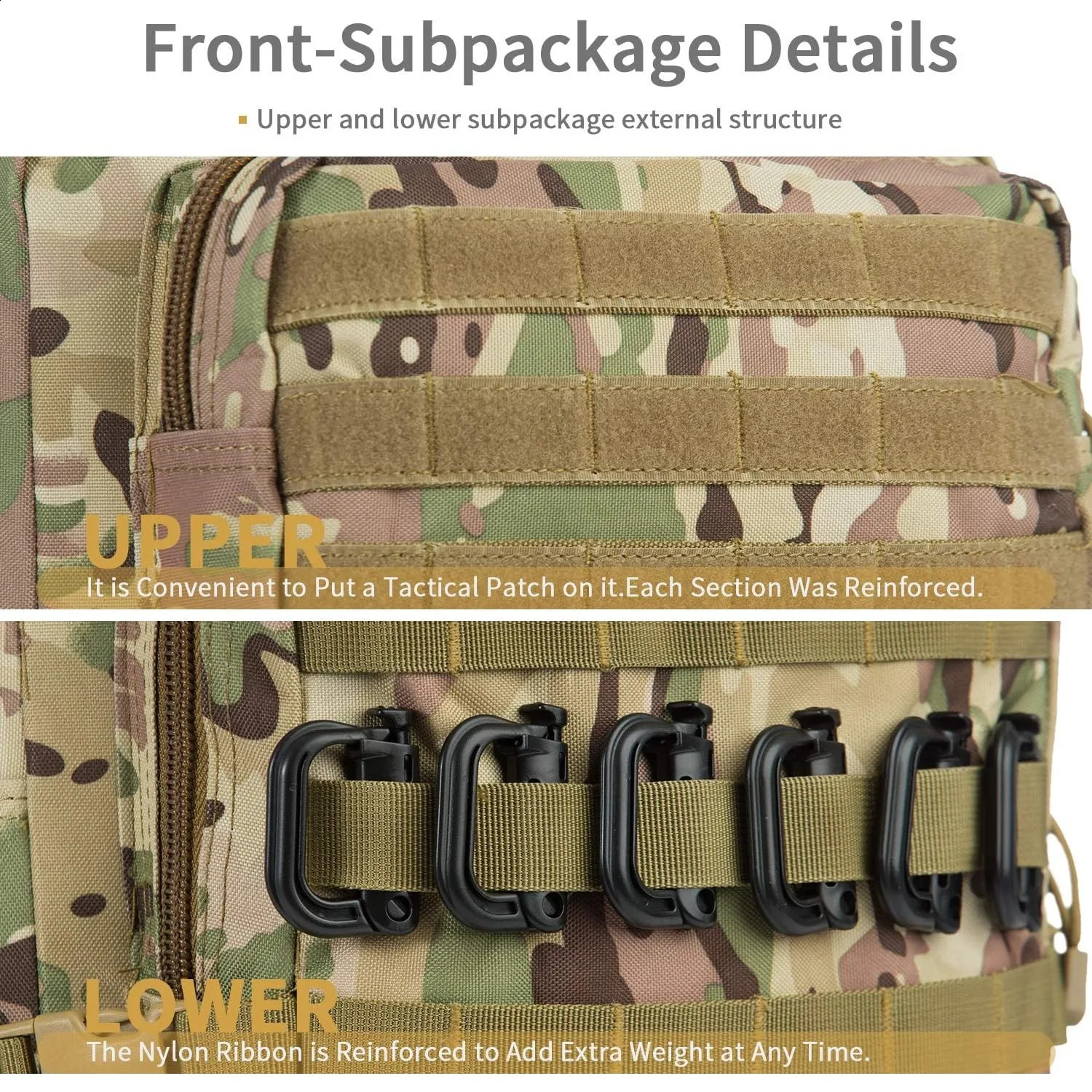 Outdoor hiking bag camouflage tactical horseback riding backpack equipment camping womens 240726