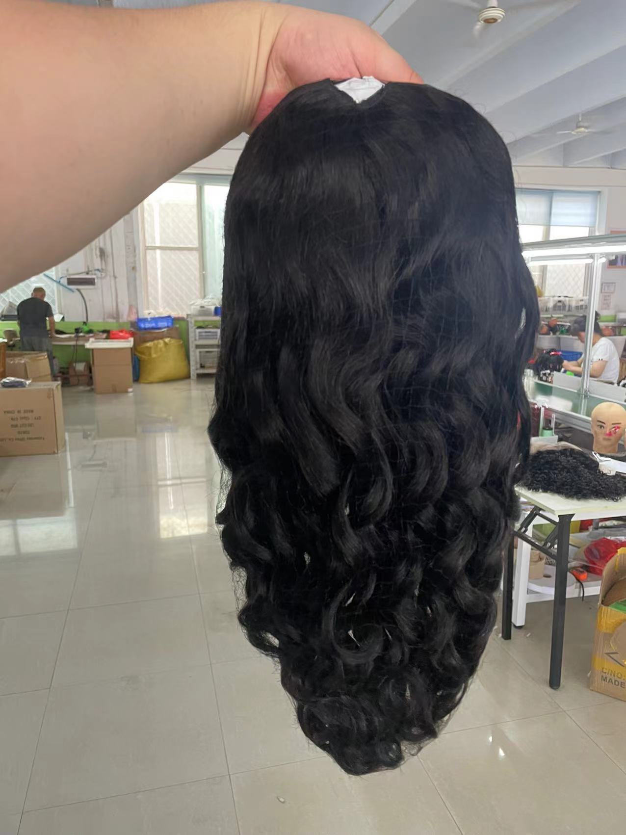 Deep Curly Wig V Part Human Hair Wigs No Leave Out Glueless Brazilian Curly hair Wigs For Women Natural Black