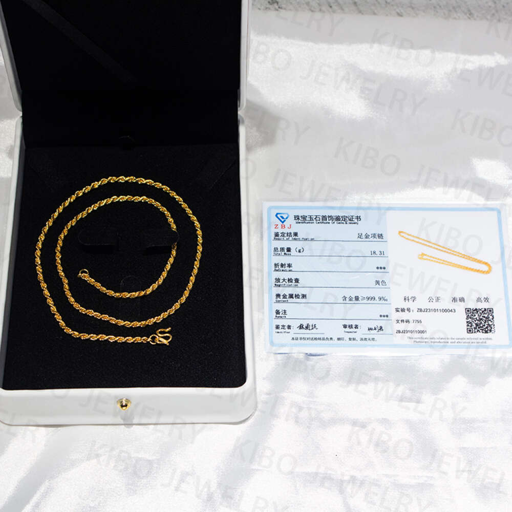 Coutom Ice Cuban Miami Real 24k Soild Glod MoissaniteVvs Moissanite Dog Tennis Link Chains Hip Hop Necklace