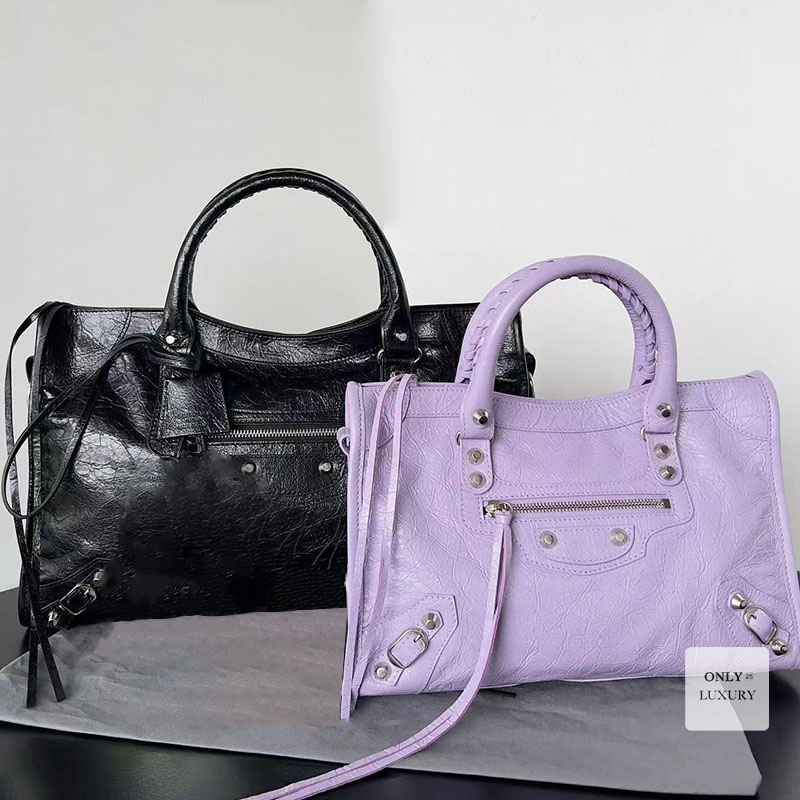 Designer motorcycle bag handbags tote vintage luxury bags genuine leather handbag women men large shoulder crossbody purse clutch 38cm hobo mirror