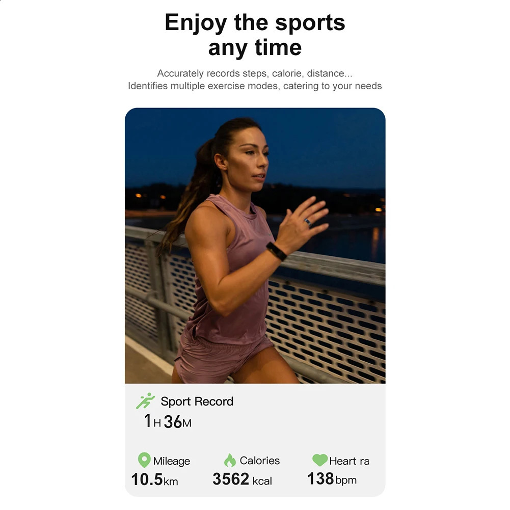 2024 R02 Smart Ring Multifunctional Step Health Tracker Heart Rate Blood Oxygen Monitor Waterproof Men Women Sleep Fitness 240719